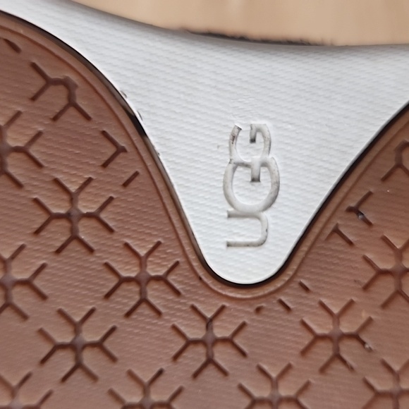 UGG Navy Blue Perforated Suede Adley Slip On Sneakers, Size 7 - Picture 8 of 10